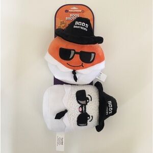 NEW Dog Toys Boos Brothers 2 Plush with Squeakers Halloween Theme | FuzzYard